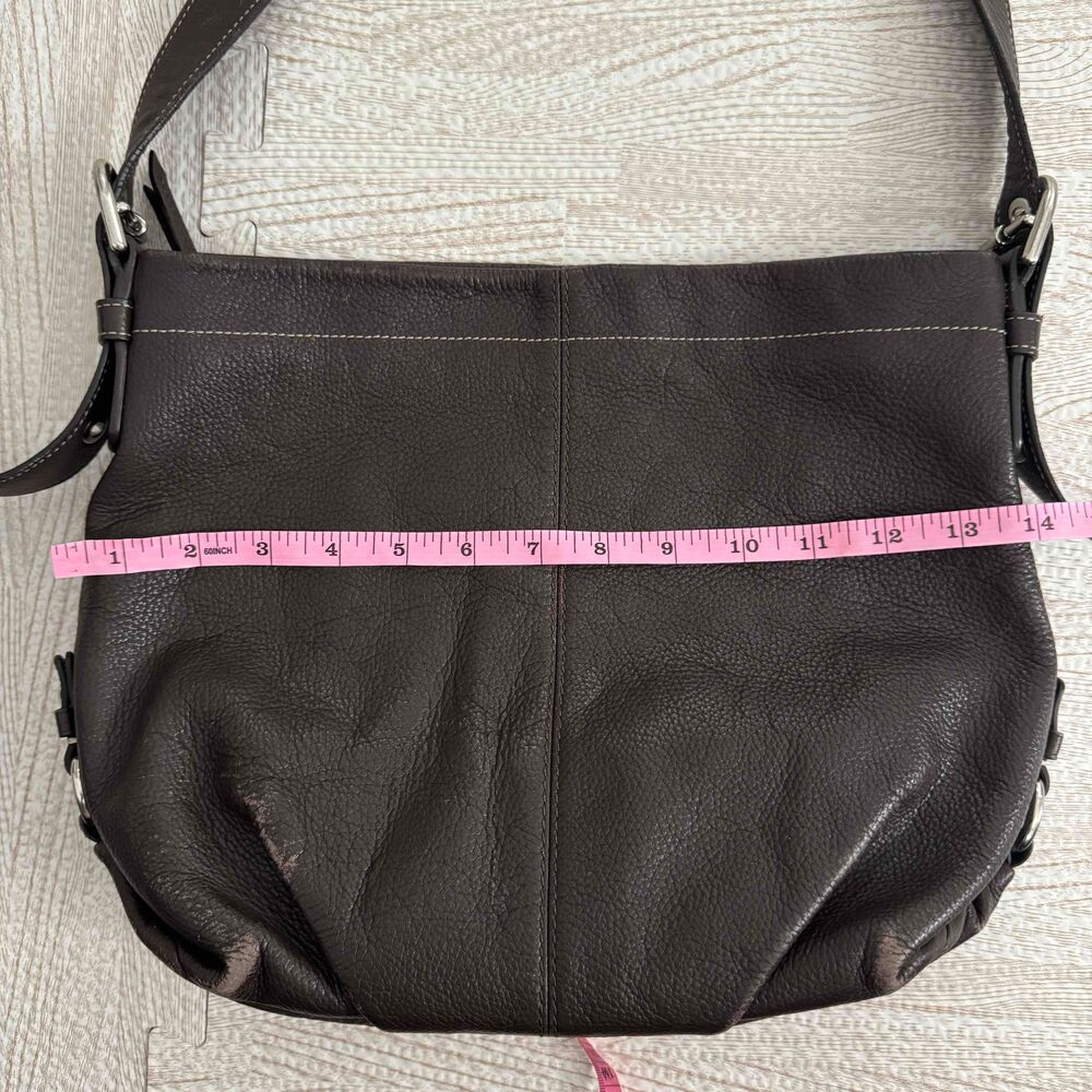 Coach 1941 Leather Crossbody Bag Black Leather Shoulder Handbag Adjustable Strap - Picture 15 of 16